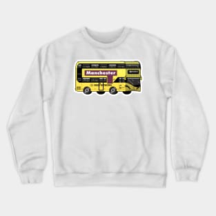 Manchester Transport for Greater Manchester (TfGM) Bee Network yellow bus Crewneck Sweatshirt